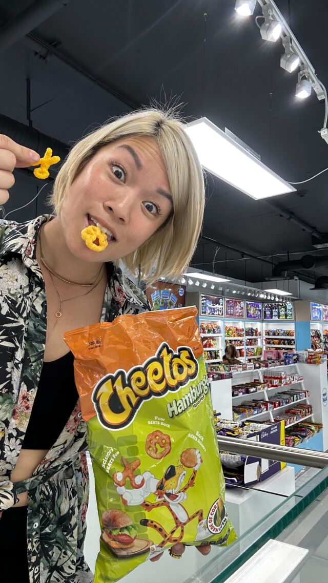 SNACKTIME with Hamburger flavoured ROCK-PAWper- SCISSORS Cheetos! It is no secret that I love my #snacks! (As seen Monday to Friday in my stories, when I have #snacktime!) So i am ecstatic to know that all the #limitededition, #weird and wacky chips, candy, chocolates, and cookies that I covet can be found at @smoke2snack’s newest location on Cambie! For my top picks check out this reel, then visit the blog at vieamaggi.com for their grand opening specials tomorrow May 23, 2023. Link in profile: @magmei #magmeieats
.

.
.
.
.
.
.
.
.
.
.
.
.
#Food #FoodPorn #FoodPhotography #Foodie #Foods #Foodstagram #Foodgasm #chocolate #candy #vancouver #FoodLover #FoodBlogger #InstaFood #FoodPics #FoodLovers #EatingForTheInsta #FoodLove #cookies #fun #FoodStyling #treats #FoodArt #FoodSpotting #FoodOfTheDay #blackpink